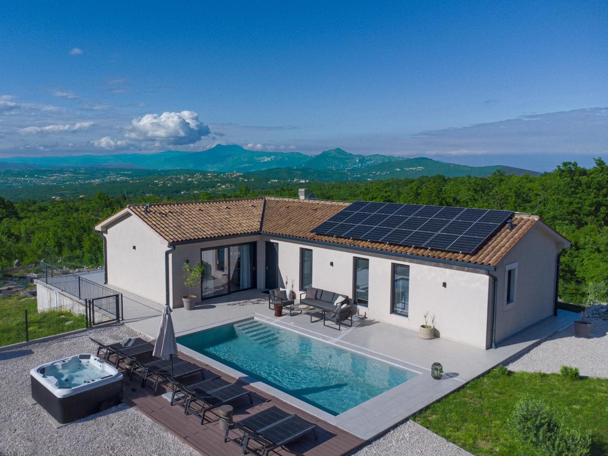 Villa Tonka With Jacuzzi Sauna And Private Pool Labin (Istria) Exterior foto