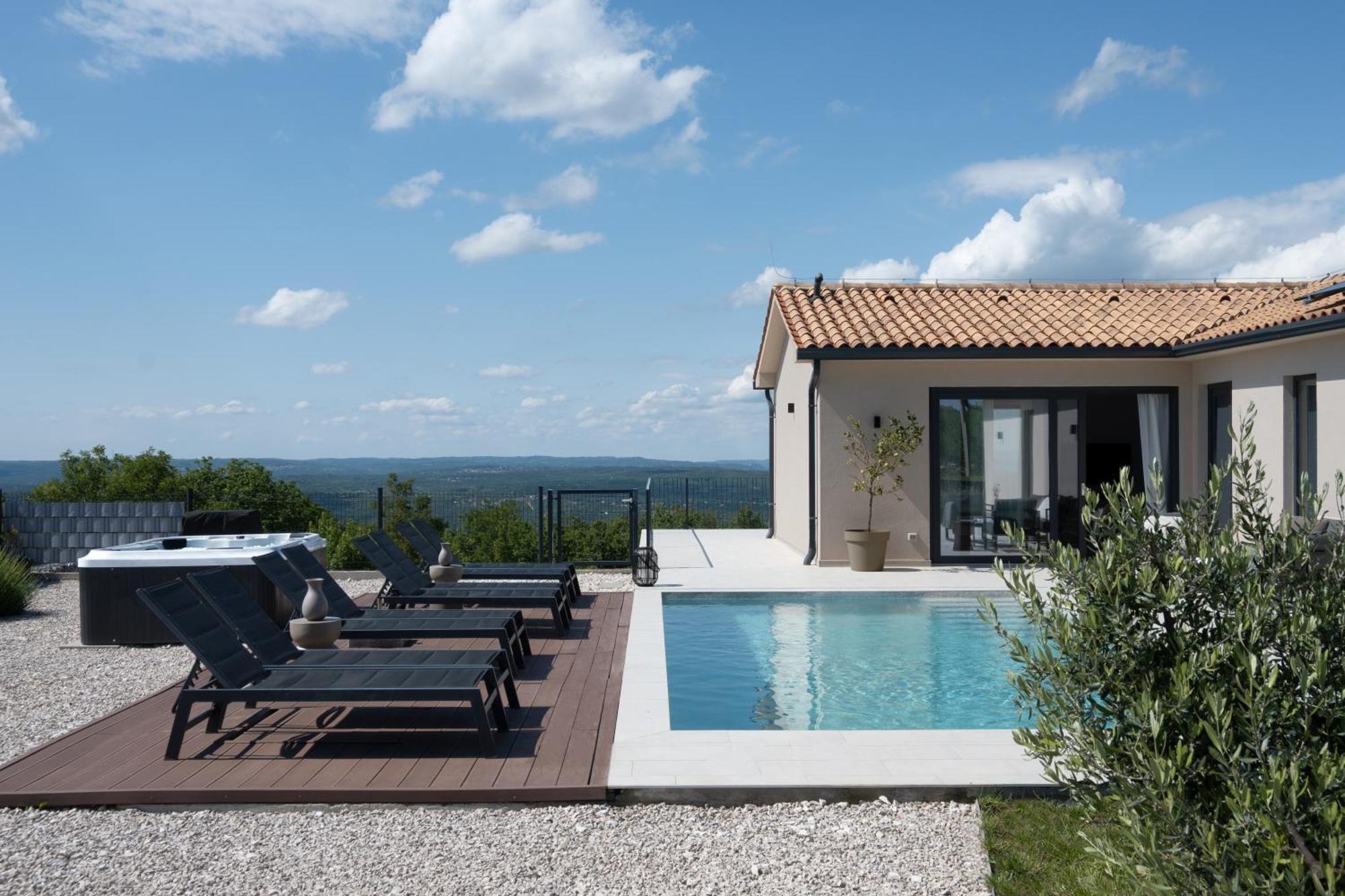 Villa Tonka With Jacuzzi Sauna And Private Pool Labin (Istria) Exterior foto